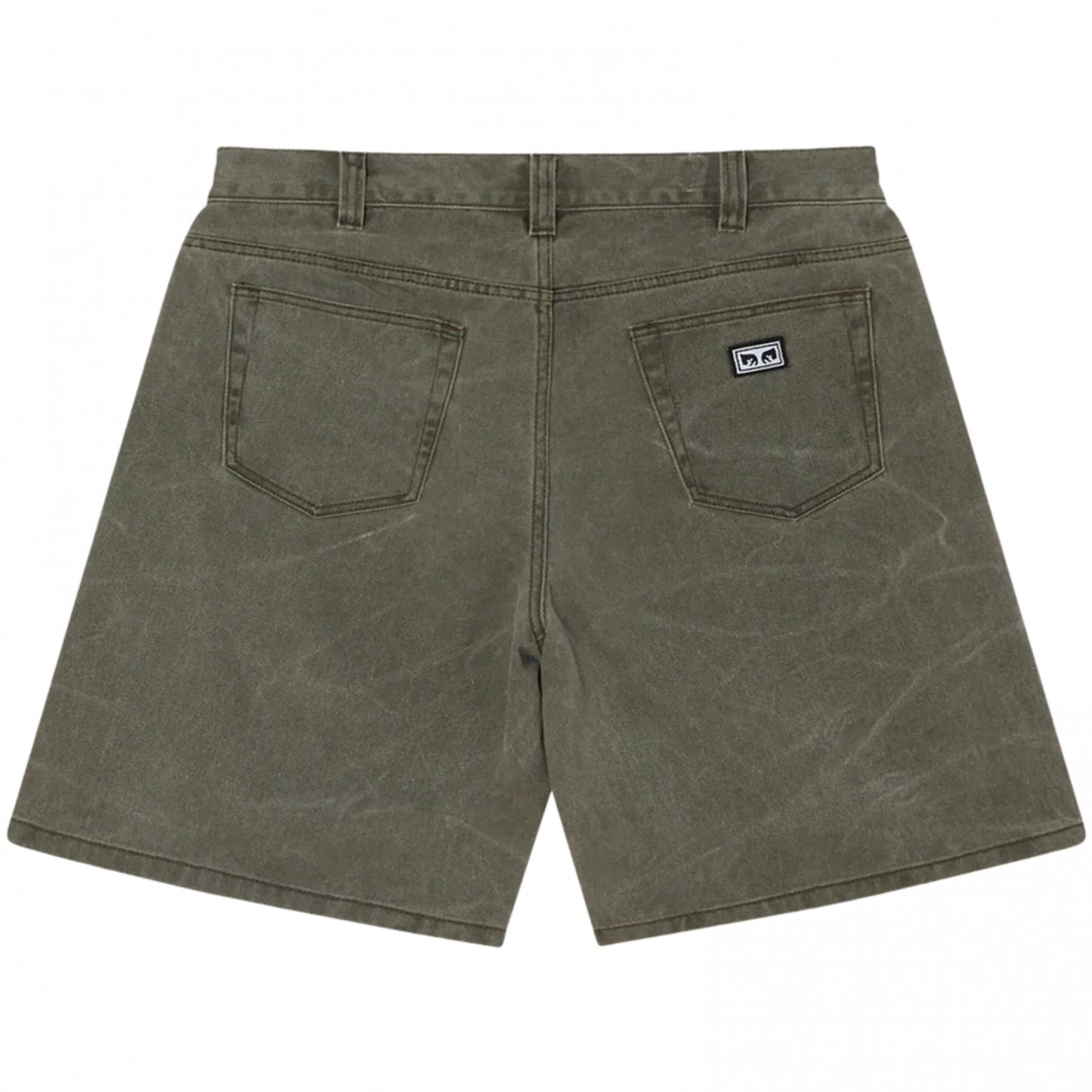 Pantaloncino Obey Bigwig Baggy Denim Short NERO
