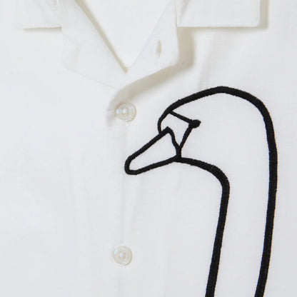 Camicia Obey Cliff Woven BIANCO