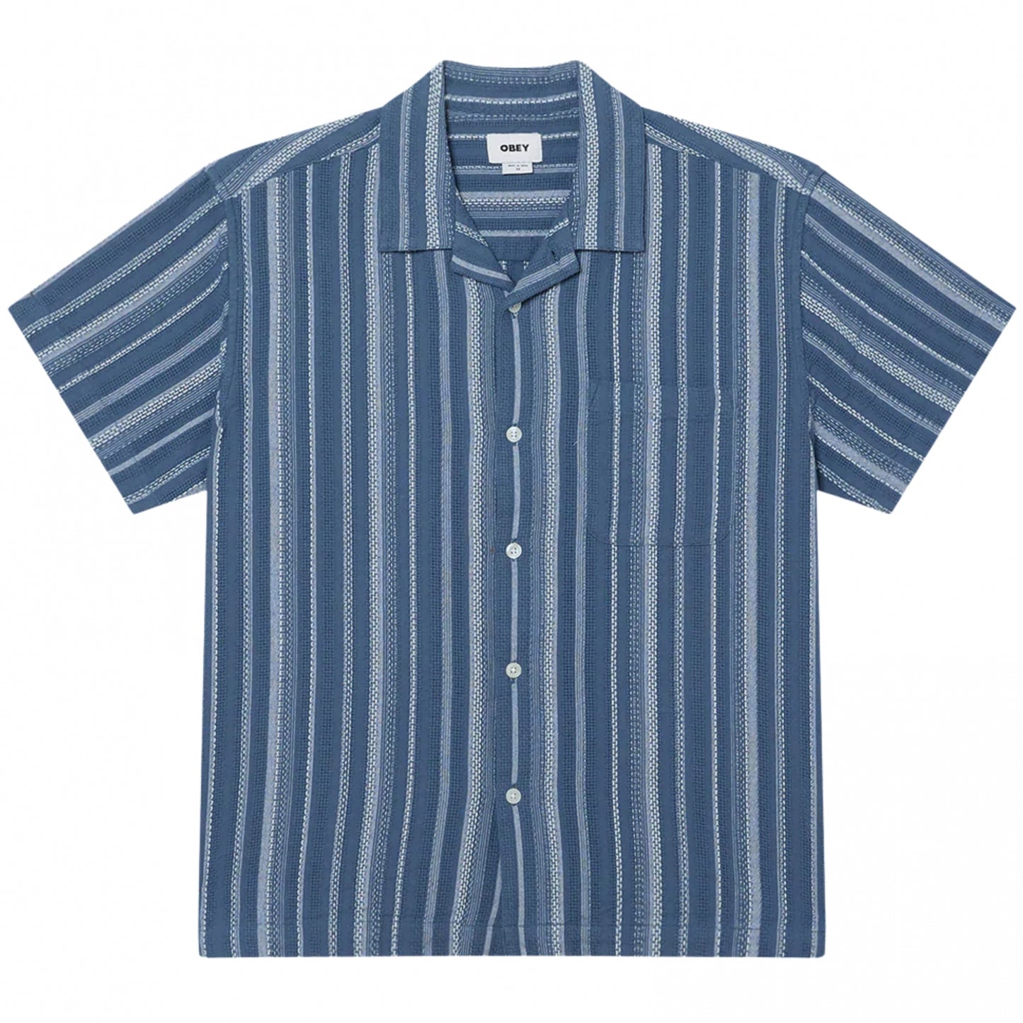 Camicia Obey Hugh Woven BLU