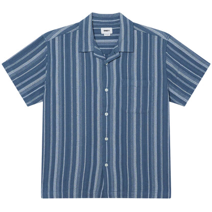 Camicia Obey Hugh Woven BLU