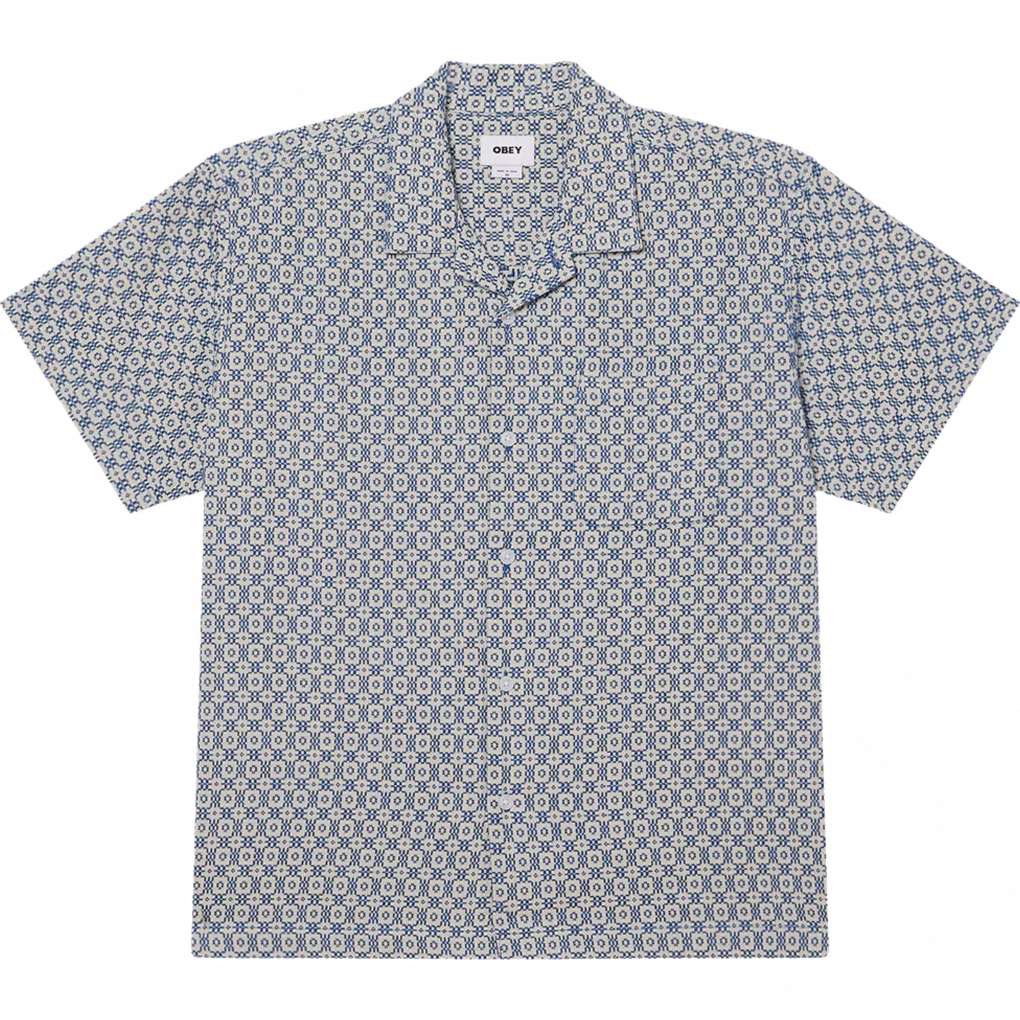 Camicia Obey Adrian Woven BIANCO