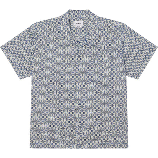 Camicia Obey Adrian Woven BIANCO