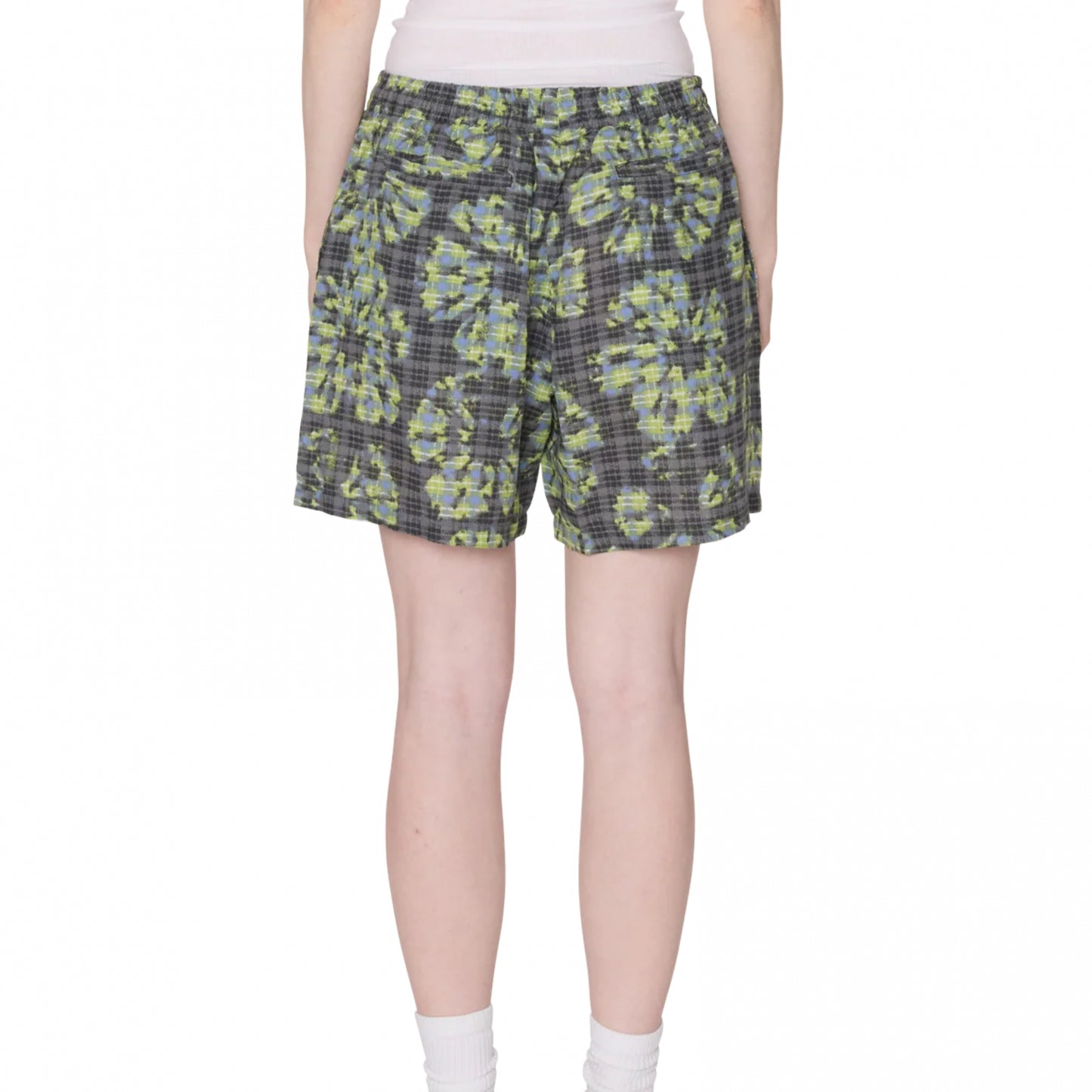Pantaloncino Obey Odi Plaid Short GRIGIO