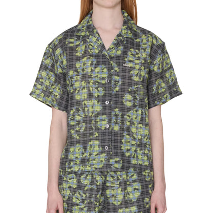 Camicia Obey Odi Plaid SS Shirt GRIGIO