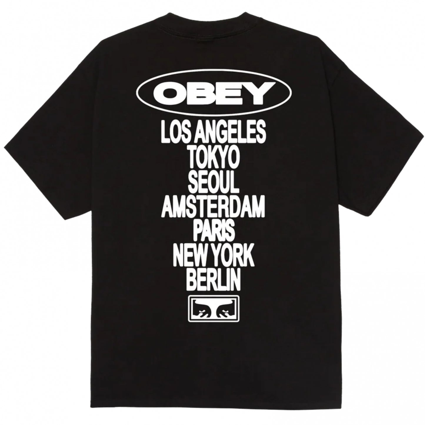Maglietta Obey Global Impact Tee NERO