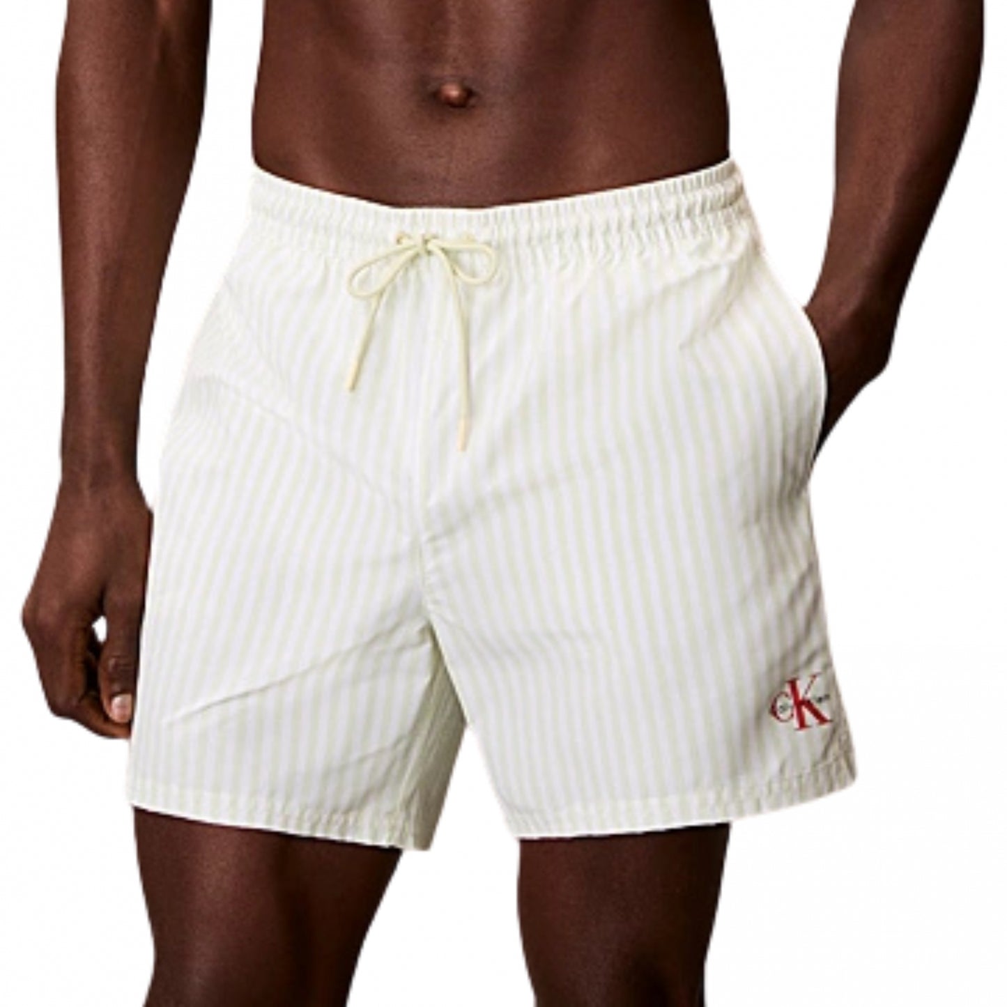 Costume Calvin Klein Medium Drawstrink BIANCO