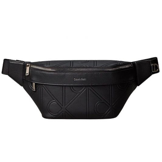 Marsupio Calvin Klein XL Emblem AOP Emboss NERO