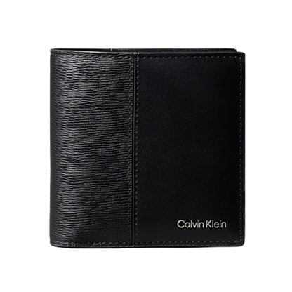Portafoglio Calvin Klein Refined Mix Slim Trifold NERO