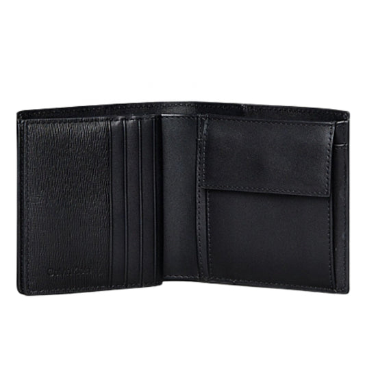 Portafoglio Calvin Klein Refined Mix Slim Trifold NERO