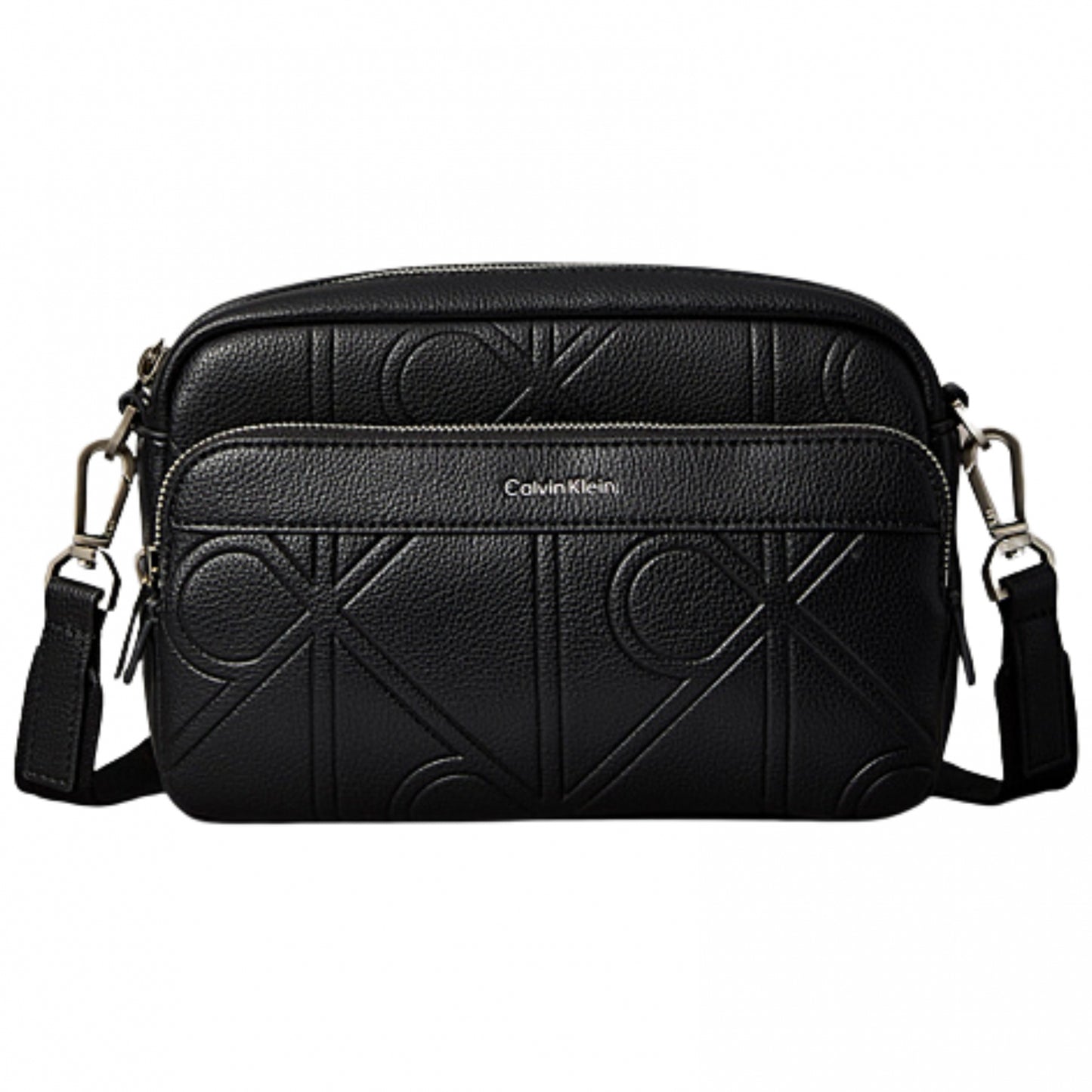 Marsupio Calvin Klein XL Emblem AOP Emboss NERO