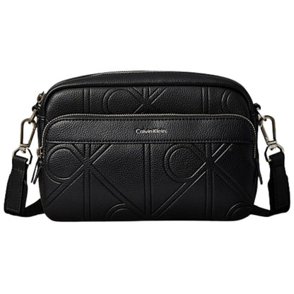 Marsupio Calvin Klein XL Emblem AOP Emboss NERO