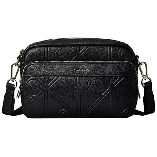 Marsupio Calvin Klein XL Emblem AOP Emboss NERO