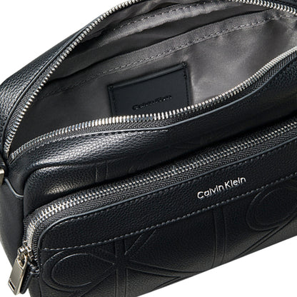 Marsupio Calvin Klein XL Emblem AOP Emboss NERO