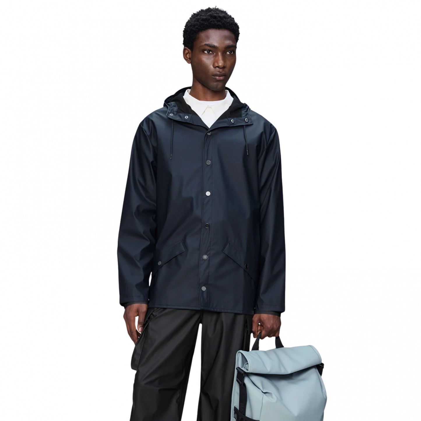 Giubbino Rains PU Jacket BLU