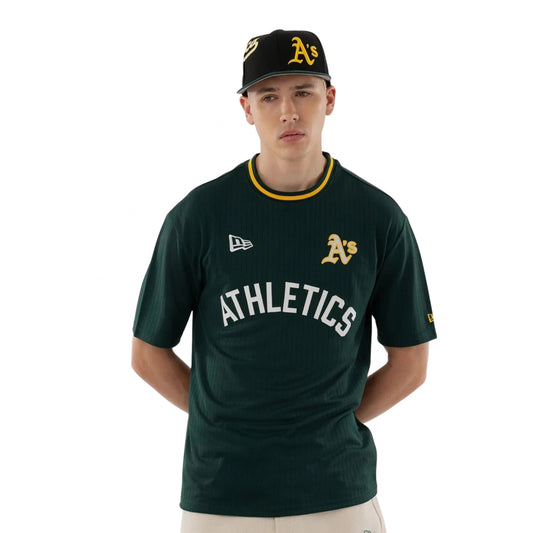 Top New Era MLB SS Top OAKATH UNICO