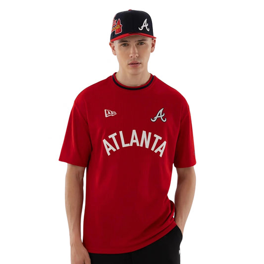 Top New Era MLB SS Top ATLBRA UNICO