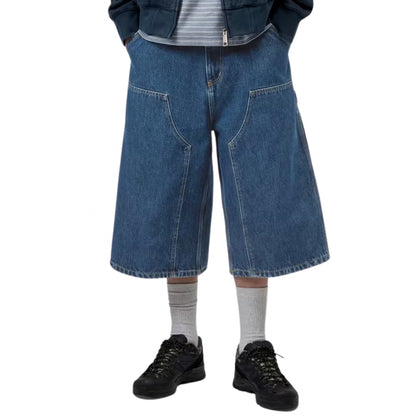 Pantaloncino Carhartt WIP OG Double Knee Long Shor BLU