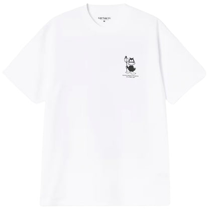 Maglietta Carhartt WIP SS Bumper Car Tee BIANCO