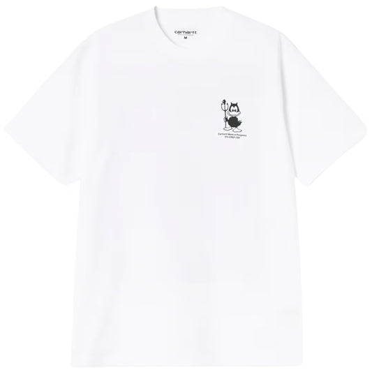 Maglietta Carhartt WIP SS Bumper Car Tee BIANCO