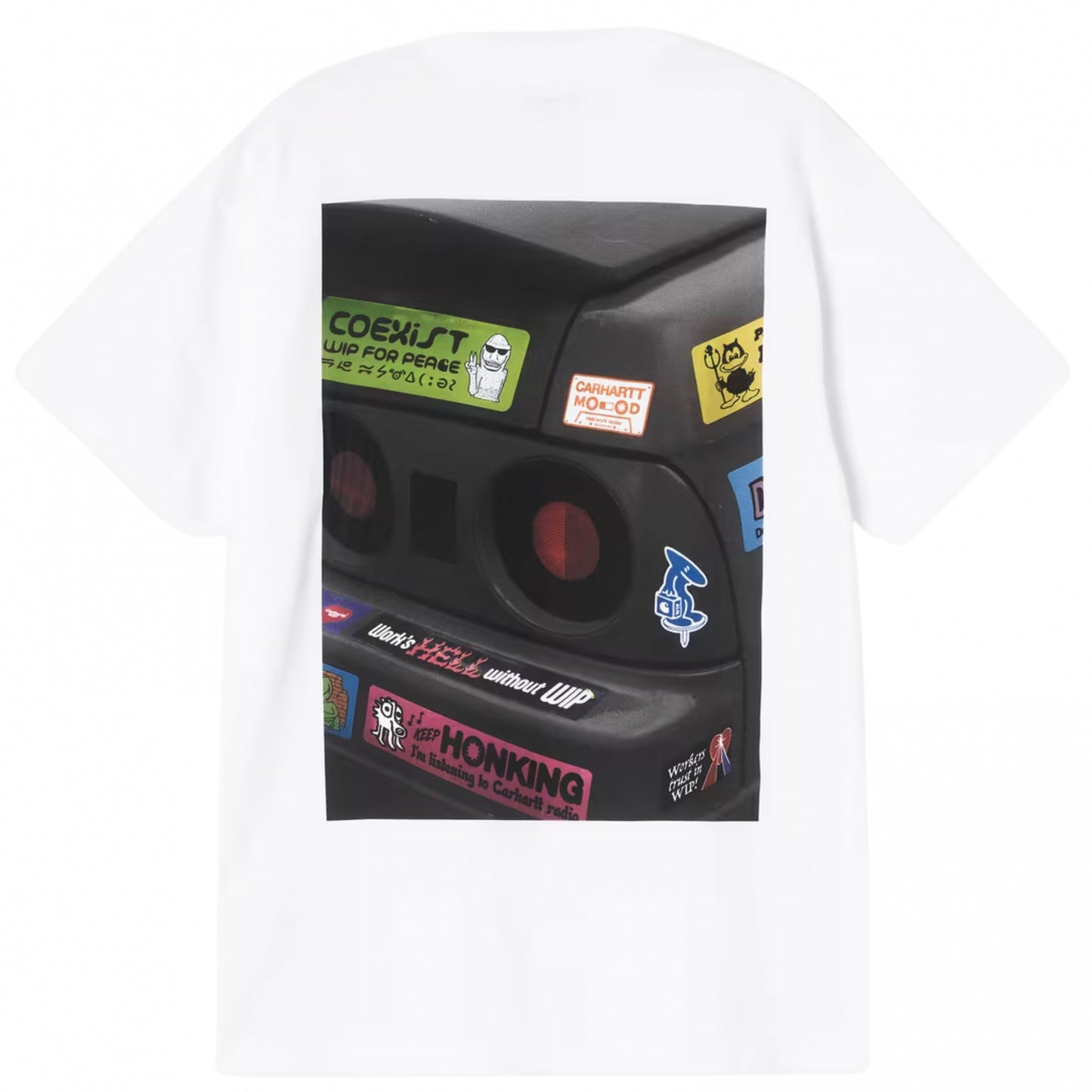 Maglietta Carhartt WIP SS Bumper Car Tee BIANCO