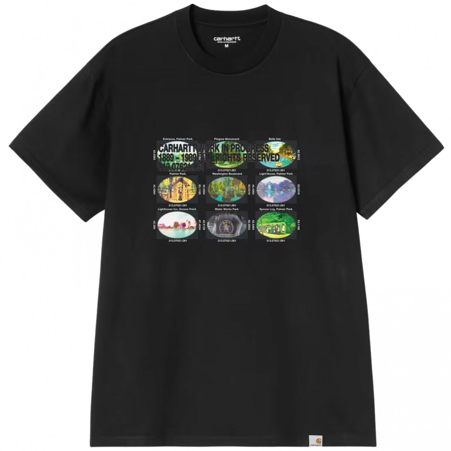 Maglietta Carhartt WIP SS Coordinates Tee NERO