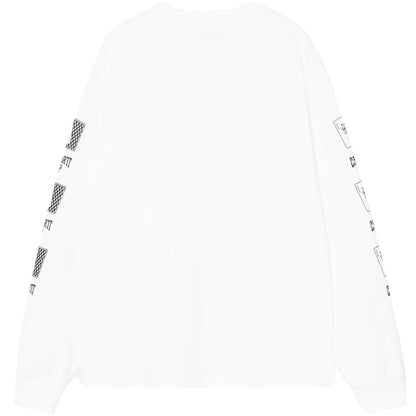 Maglietta Carhartt WIP LS Playing Cards Tee BIANCO