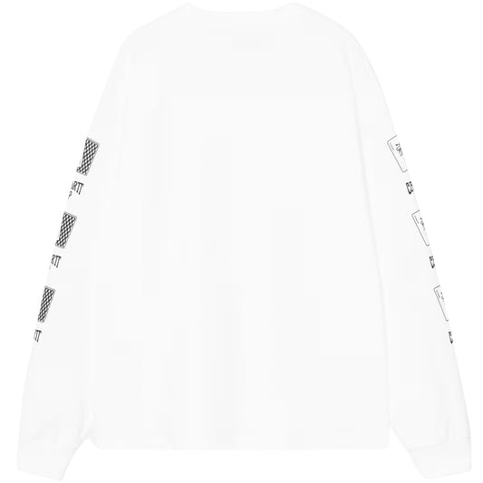 Maglietta Carhartt WIP LS Playing Cards Tee BIANCO
