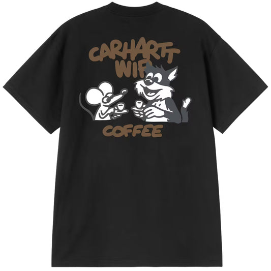 Maglietta Carhartt WIP SS Coffee Break Tee NERO
