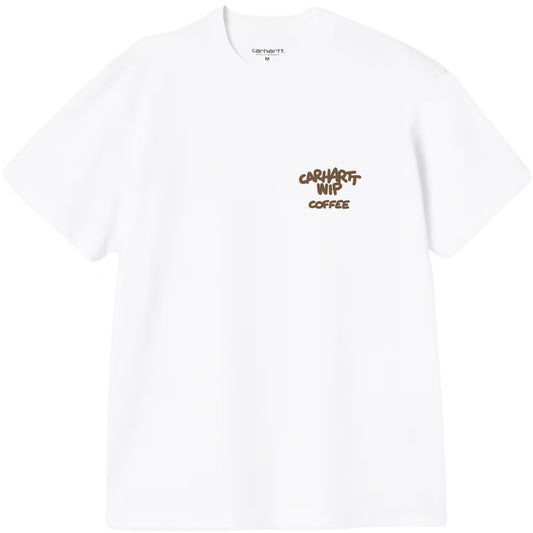 Maglietta Carhartt WIP SS Coffee Break Tee BIANCO