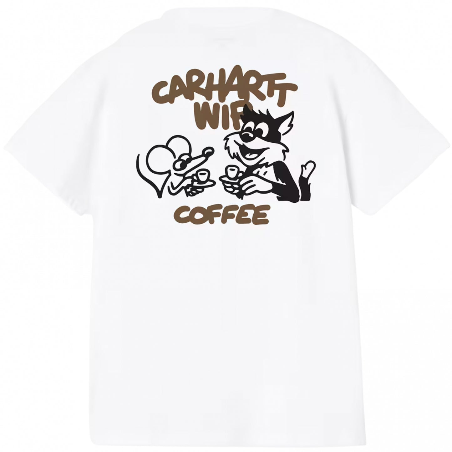 Maglietta Carhartt WIP SS Coffee Break Tee BIANCO