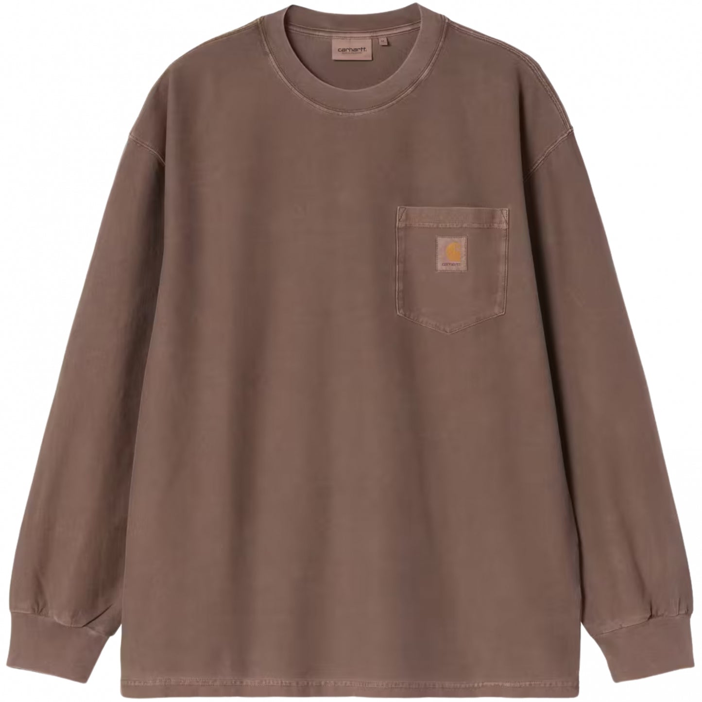 Maglietta Carhartt WIP LS Loose Pocket Tee MARRONE