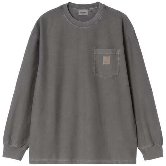 Maglietta Carhartt WIP LS Loose Pocket Tee NERO
