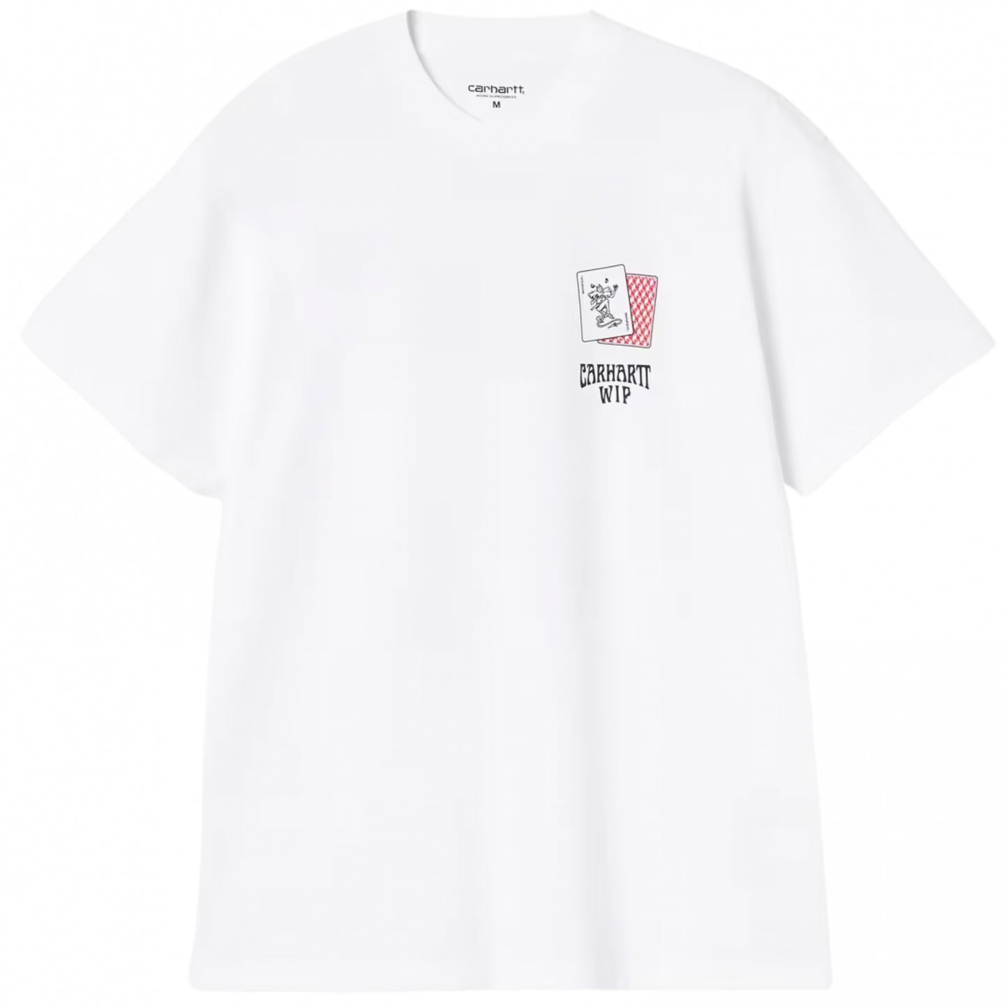 Maglietta Carhartt WIP SS Playing Cards Tee BIANCO