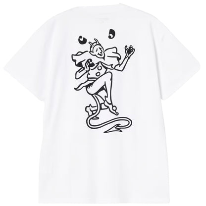 Maglietta Carhartt WIP SS Playing Cards Tee BIANCO