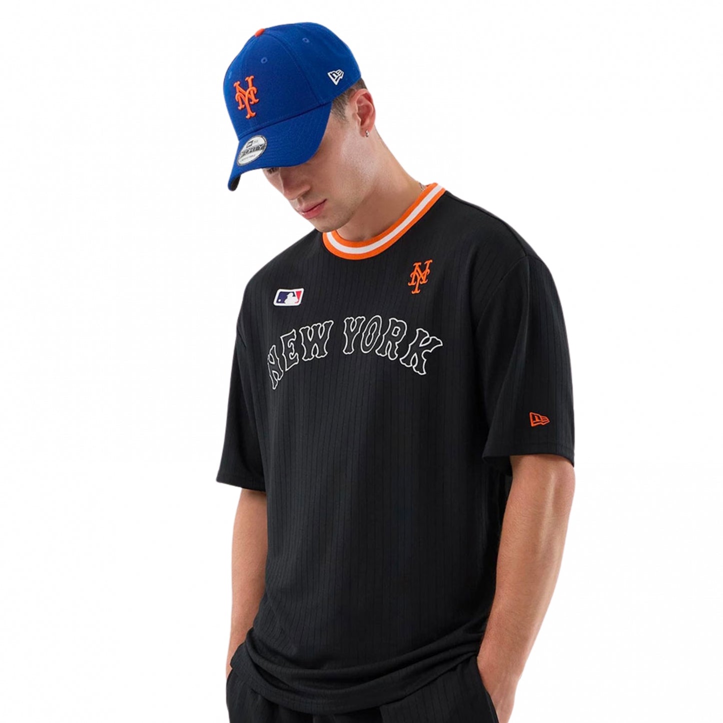 Maglietta New Era MLB Arch Tee NEYMET NERO