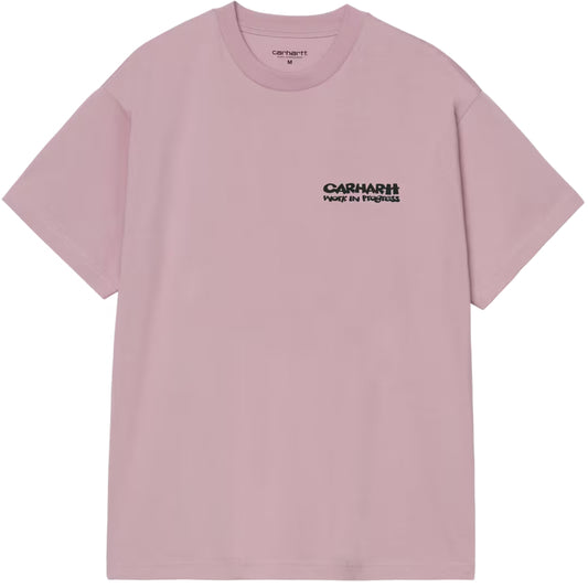 Maglietta Carhartt WIP SS Cubist Tee ROSA