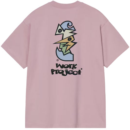 Maglietta Carhartt WIP SS Cubist Tee ROSA