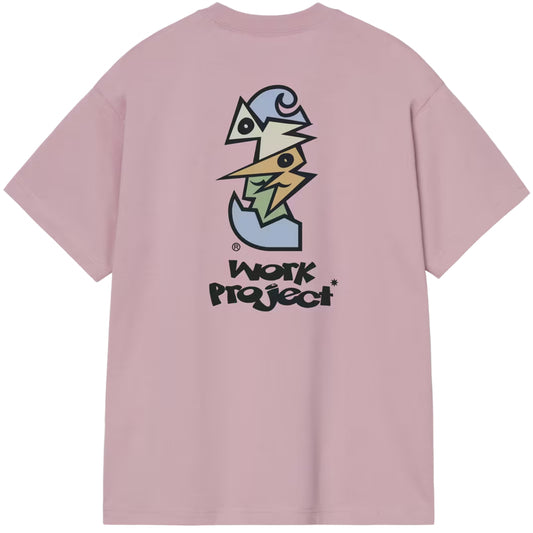 Maglietta Carhartt WIP SS Cubist Tee ROSA