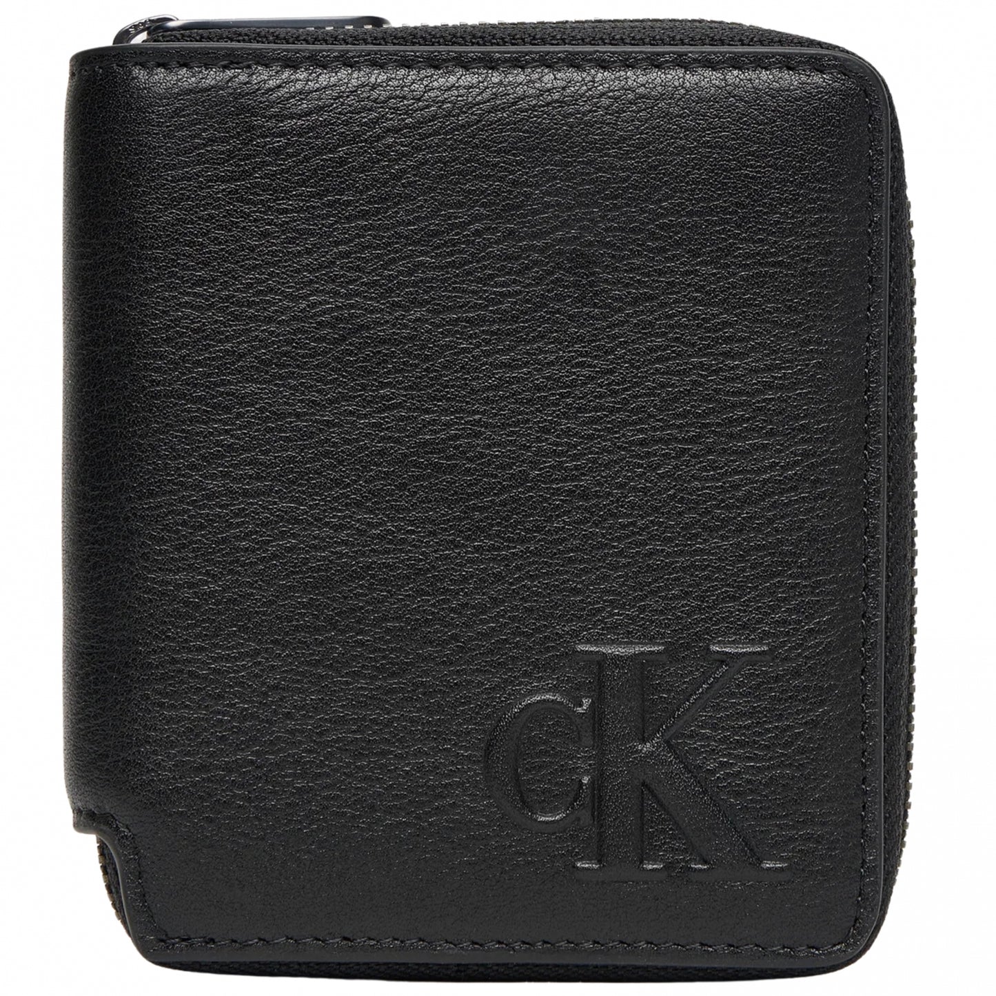 Portafoglio Calvin Klein Bold CK Zip Billfold NERO