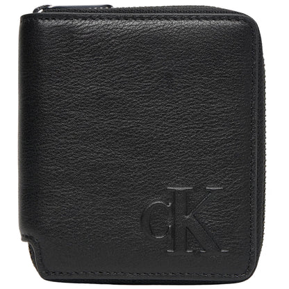 Portafoglio Calvin Klein Bold CK Zip Billfold NERO