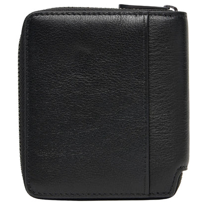 Portafoglio Calvin Klein Bold CK Zip Billfold NERO