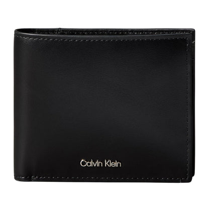 Portafoglio Calvin Klein Raised Billfold w/ Coin NERO