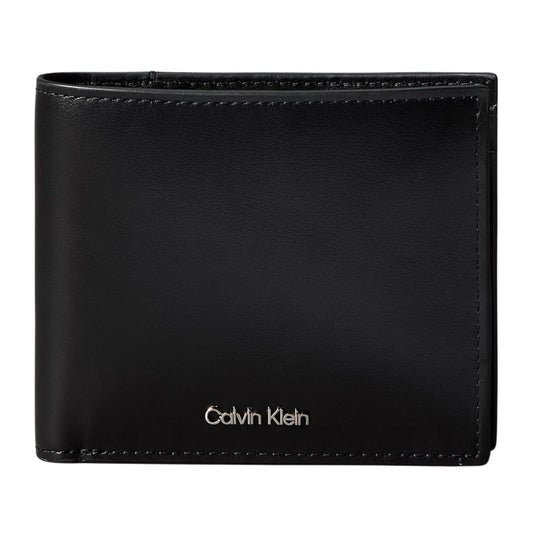 Portafoglio Calvin Klein Raised Billfold w/ Coin NERO