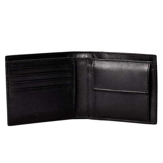 Portafoglio Calvin Klein Raised Billfold w/ Coin NERO