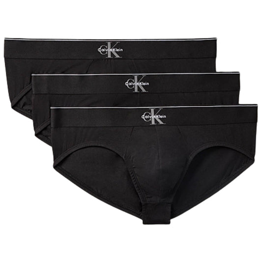 Slip Calvin Klein Hip Brief 3 Pack NERO