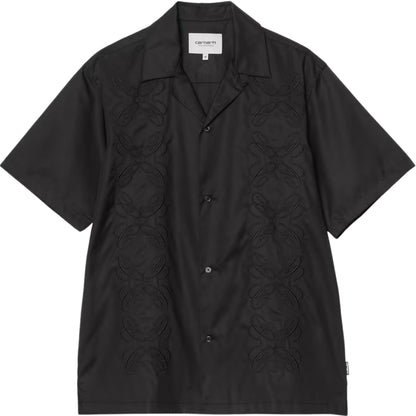 Camicia Carhartt WIP SS Signet Shirt NERO