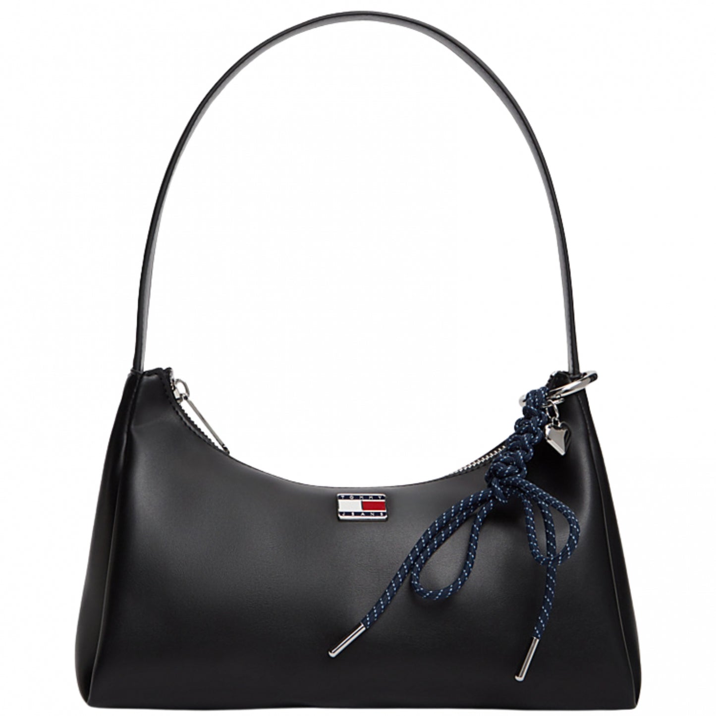 Borsa Tommy Jeans City Charm Shoulder NERO