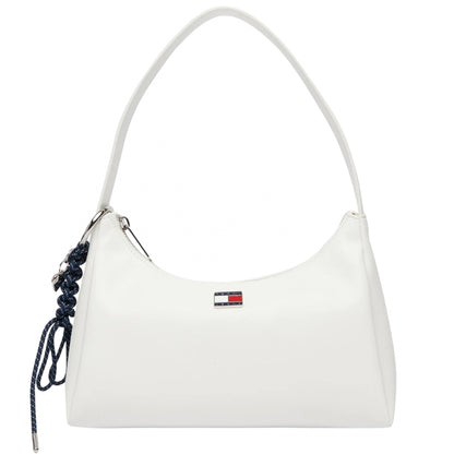 Borsa Tommy Jeans City Charm Shoulder BIANCO