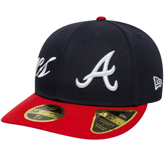 Cappello New Era 59Fifty MLB Side Script ATLBRA UNICO