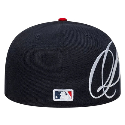 Cappello New Era 59Fifty MLB Side Script ATLBRA UNICO